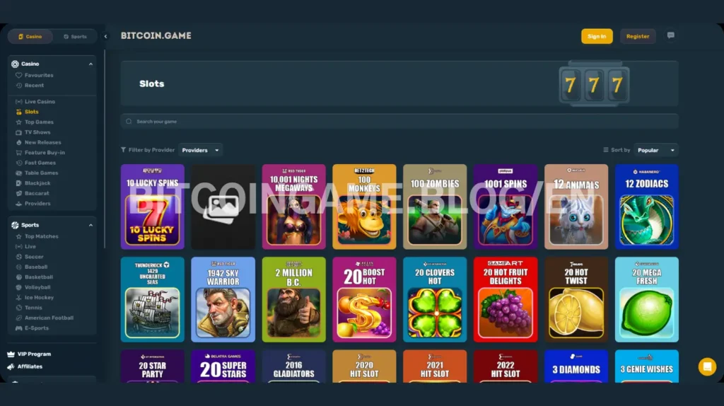 BITCOINGAME SLOT