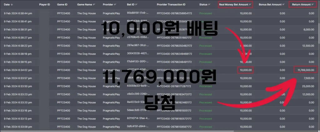 슬롯 고액 당첨